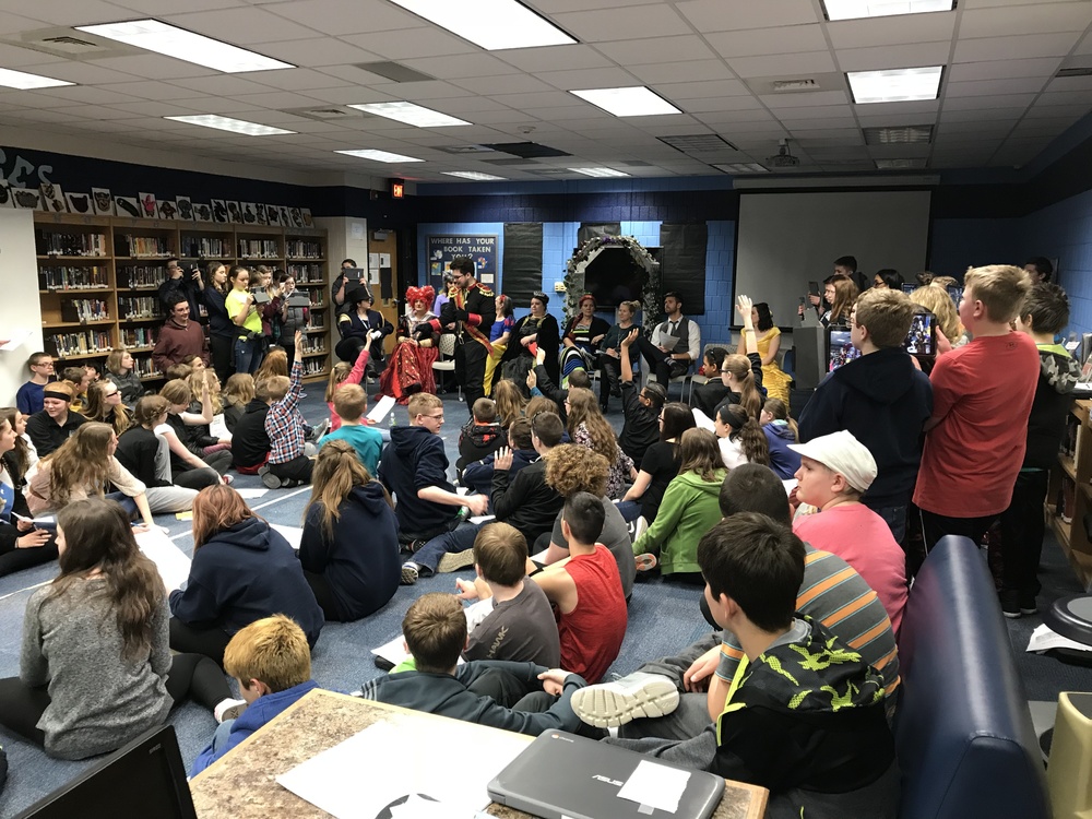 7th Grade Students Participate in Mystery Simulation