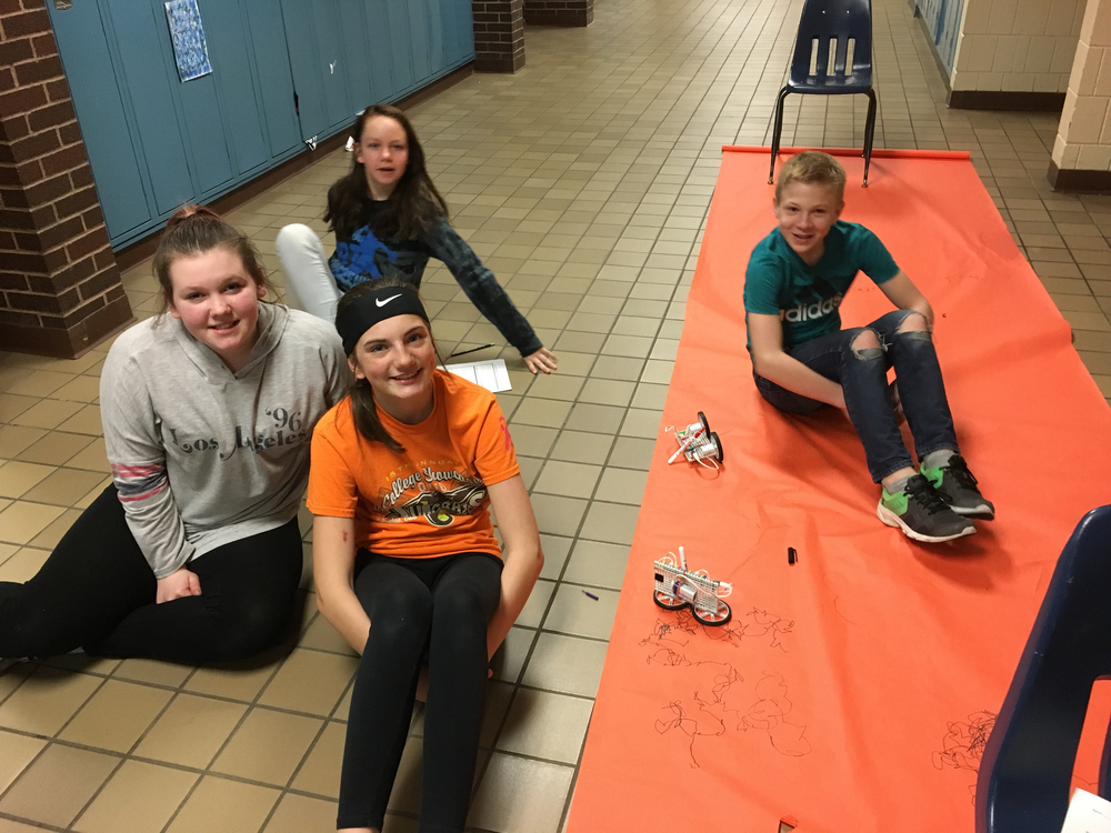 7th Grade Students Make Art Machine Using Magnetic Circuits