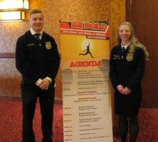Two Olympia FFA Juniors attend Farm Bureau Youth Conference