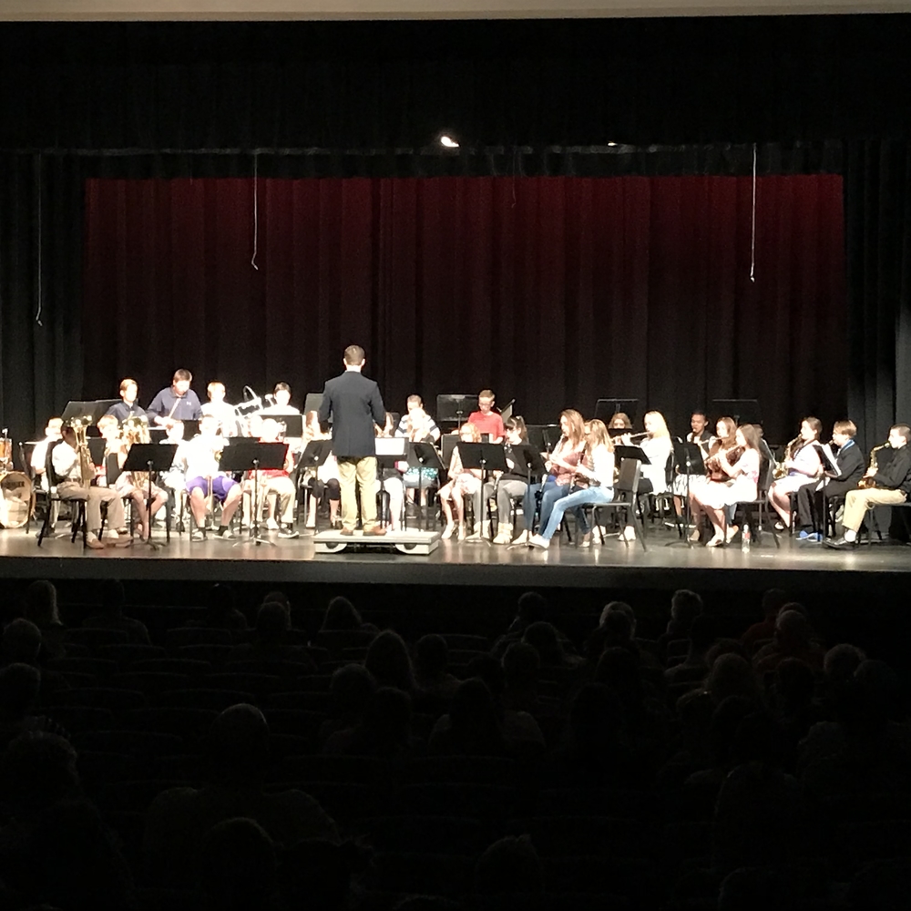 OMS Band Students Shine at Spring Concert