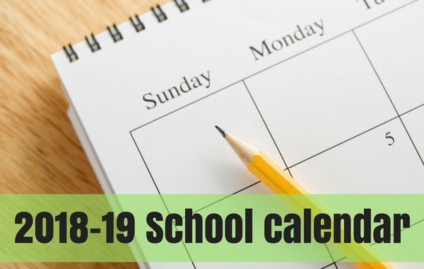 Check Out Next Year's School Calendar