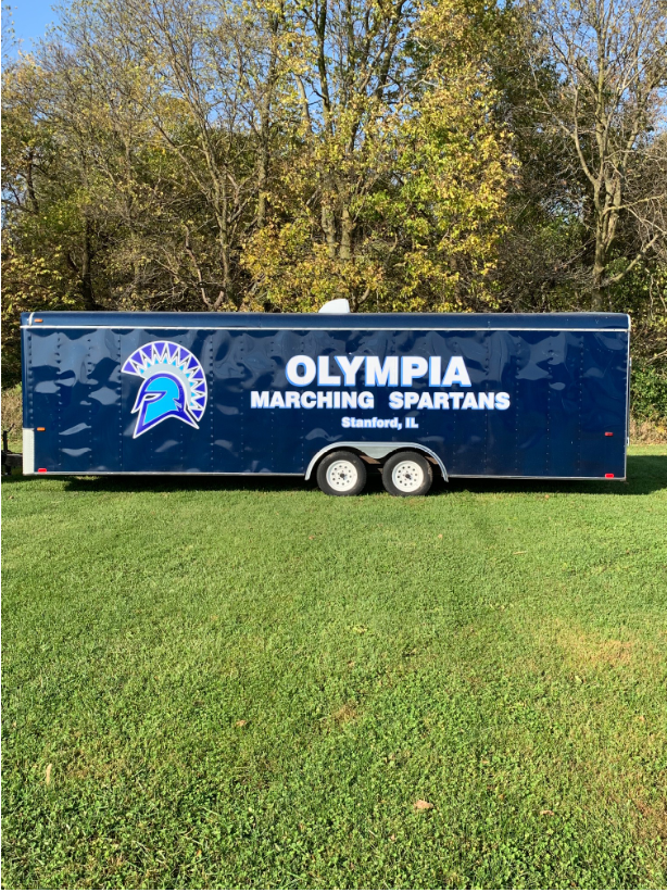 OHS Marching Spartans Band Trailer Gets Facelift