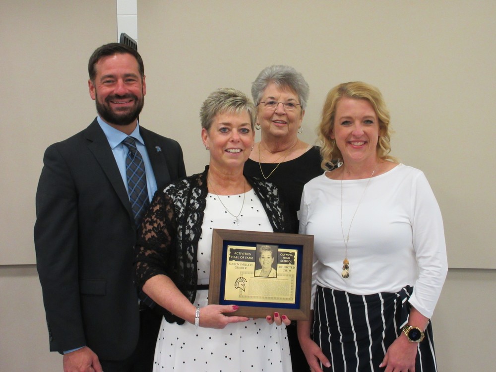 Mrs. Graber is Inducted into the OHS Hall of Fame