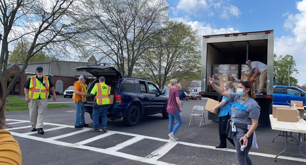 Successful Food Box Distribution at Olympia West