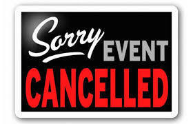Princess/Superhero Event Cancelled