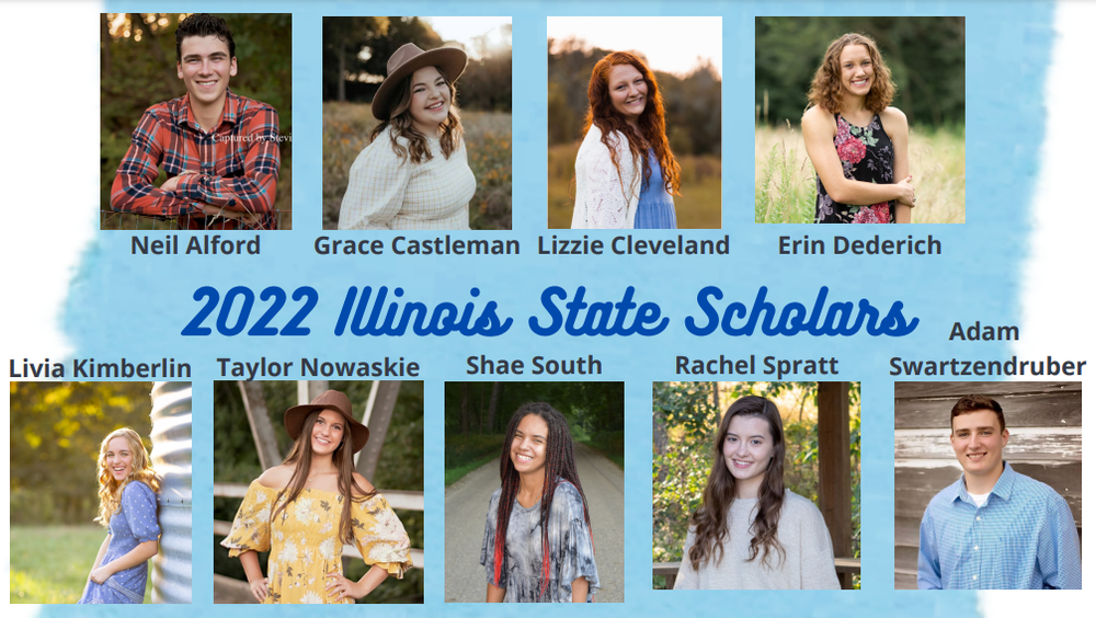 2022 Illinois State Scholars Olympia High School