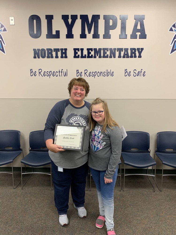 Cynthia Scott Receives Award