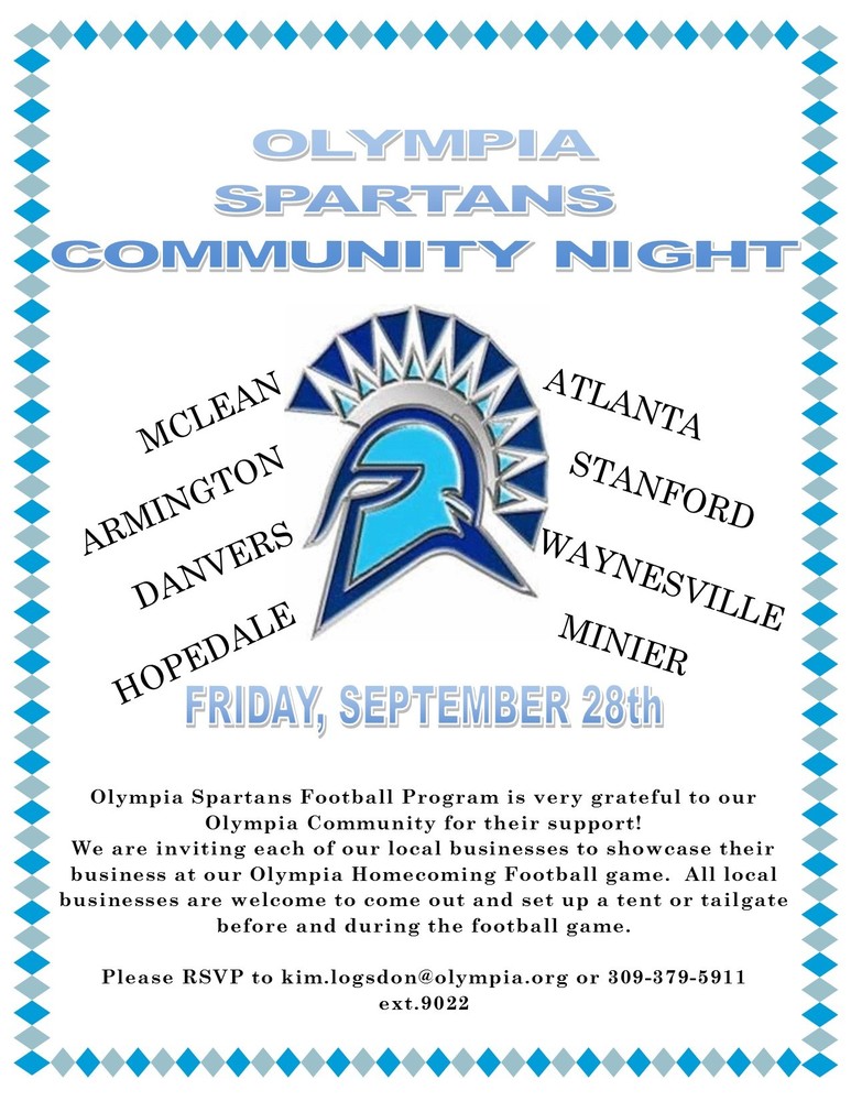 Olympia Spartans Community Night