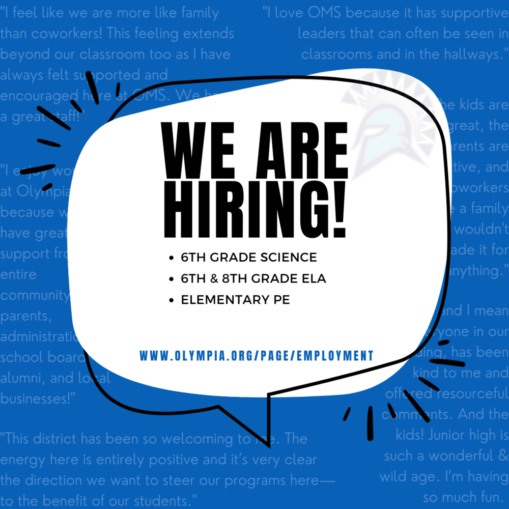 Now Hiring!
