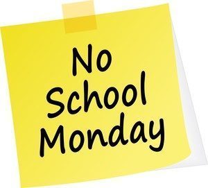 Reminder: No School Monday (4/26/21)