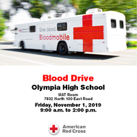 Olympia High School to Host Blood Drive