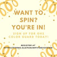 Sign up for OHS Color guard!