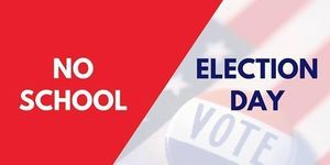 Reminder: No School Tuesday 11/3, Full Day Wednesday 11/4