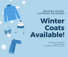 Winter Coats Available October 10th