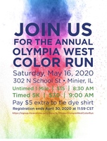 Mark Your Calendars for the OWE Color Run