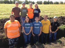 Olympia FFA Earns Third at Section 9 Land-Use Career Development Event