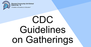 CDC Recommends Gatherings of No More Than 50 People