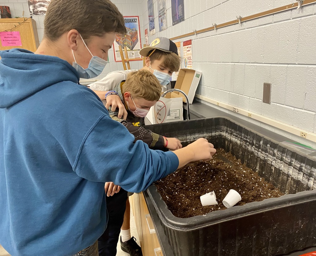 Students in Ms. Swartz’s Science class are in the midst of an investigation as they learn about plant growth. #SpartanScientists #LearningIsFun