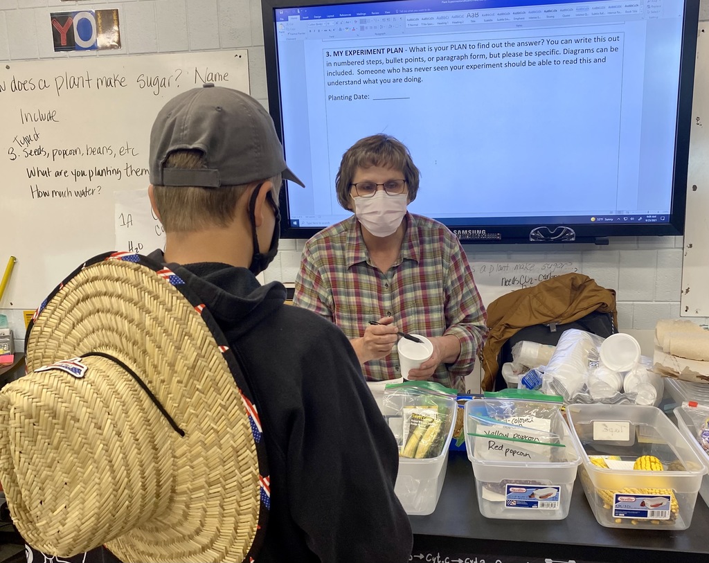 Students in Ms. Swartz’s Science class are in the midst of an investigation as they learn about plant growth. #SpartanScientists #LearningIsFun