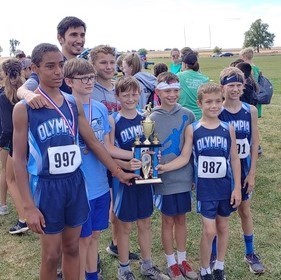 Varsity boys take home a trophy!