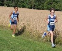 JT & CJ finish up the first mile!