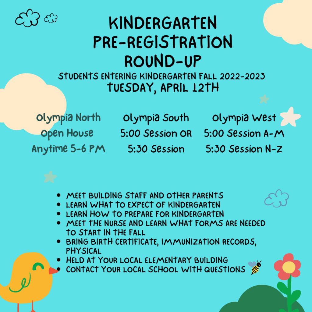 Kindergarten pre-registration round up