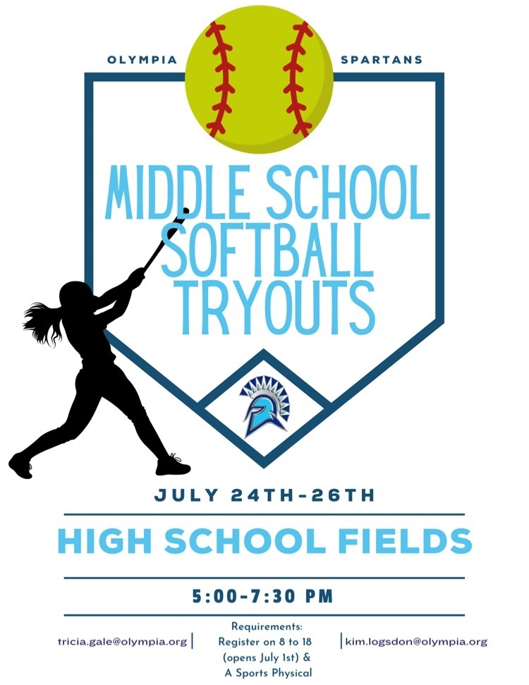 Middle School Softball Tryouts